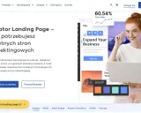 Kreator landing page z interfejsem do tworzenia stron marketingowych. Zobacz, jak łatwo zbudować swoją obecność online.