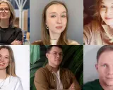 Kobiety i mężczyźni, w tym polska influencerka, prezentują się na zdjęciach.