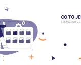 Ilustracja wyjaśnia, co to FTP i dlaczego jest potrzebne. Widzimy kobietę zarządzającą plikami na ekranie.