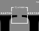 Porównanie rastra i wektora: raster pikselowy, wektor gładki. Dowiedz się, co to jest grafika wektorowa.