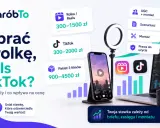 Ile wyświetleń na TikToku to dużo? Grafika pokazuje stawki za rolki, Reels i TikToka, od 300 do 4500 zł.