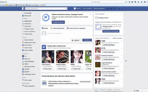 Na Facebooku widzisz opcje "jak usunąć grupę na fb", szukasz znajomych i zarządzasz stronami.