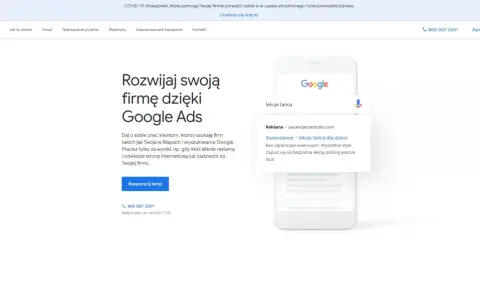 Kampania Google Ads krok po kroku: rozwijaj firmę, docieraj do klientów szukających Twoich usług w Google. Zacznij teraz!