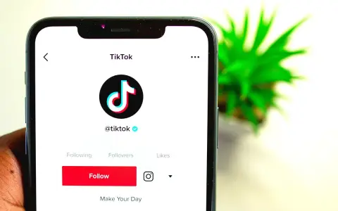 Ekran telefonu z aplikacją TikTok. Zastanawiasz się, ile można mieć kont na TikToku?