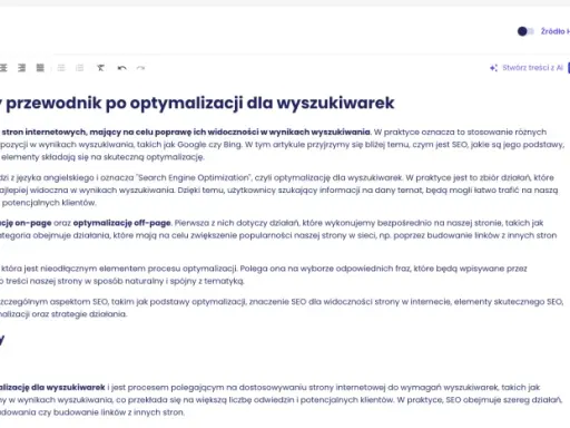Co to jest SEO? Kompleksowy przewodnik po optymalizacji dla wyszukiwarek. Artykuł omawia definicję SEO, jego znaczenie i podstawy.