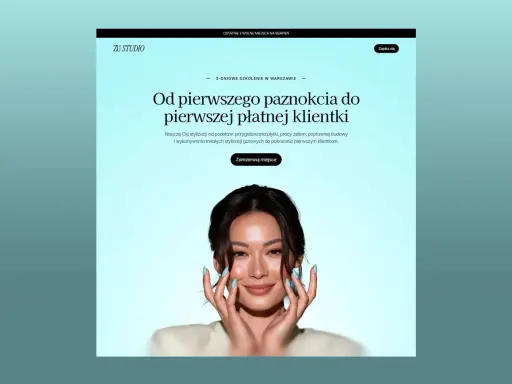 Szkolenie ZU STUDIO: od pierwszego paznokcia do pierwszej płatnej klientki. Ostatnie 2 wolne miejsca na sierpień.
