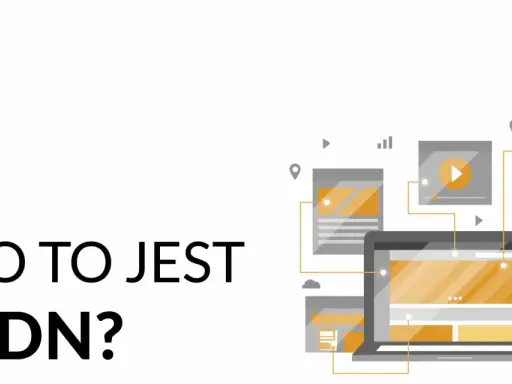 Co to jest GDN? Grafika przedstawia laptopa i ekrany z elementami interfejsu, symbolizujące sieć reklamową.