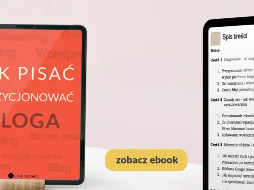 Post powitalny na FB: "Jak pisać i pozycjonować bloga". Ebook z poradami dla twórców.