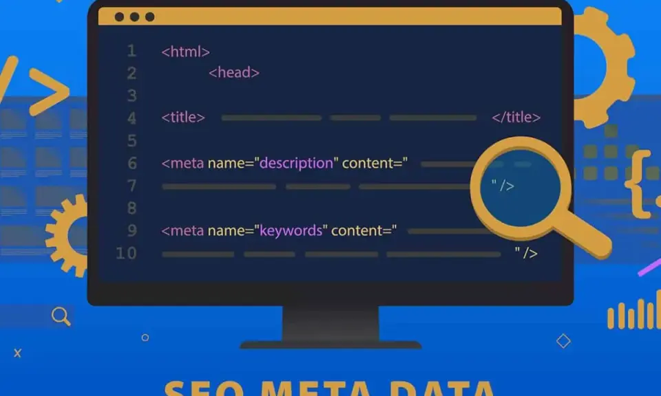 Optymalizacja kodu HTML z meta description i keywords. Lupa analizuje meta dane, kluczowe dla SEO.