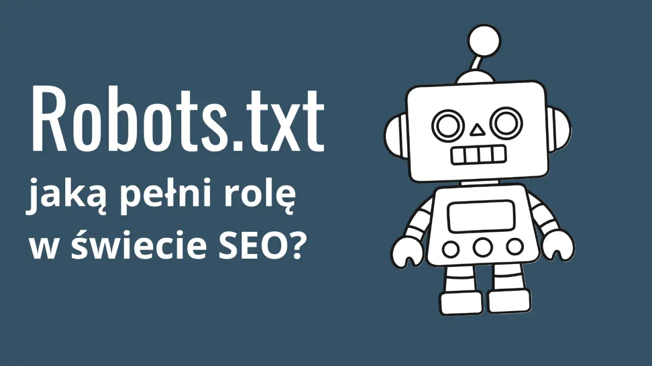 Uroczy robot wyjaśnia, jaką rolę pełni plik robots.txt w świecie SEO.